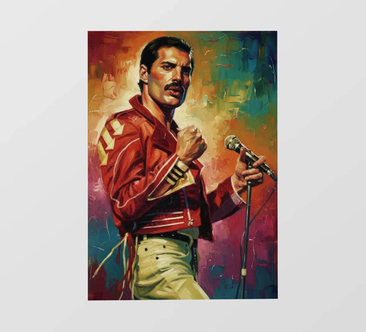 Freddie Mercury - Queen telo in pvc da Lembayung art