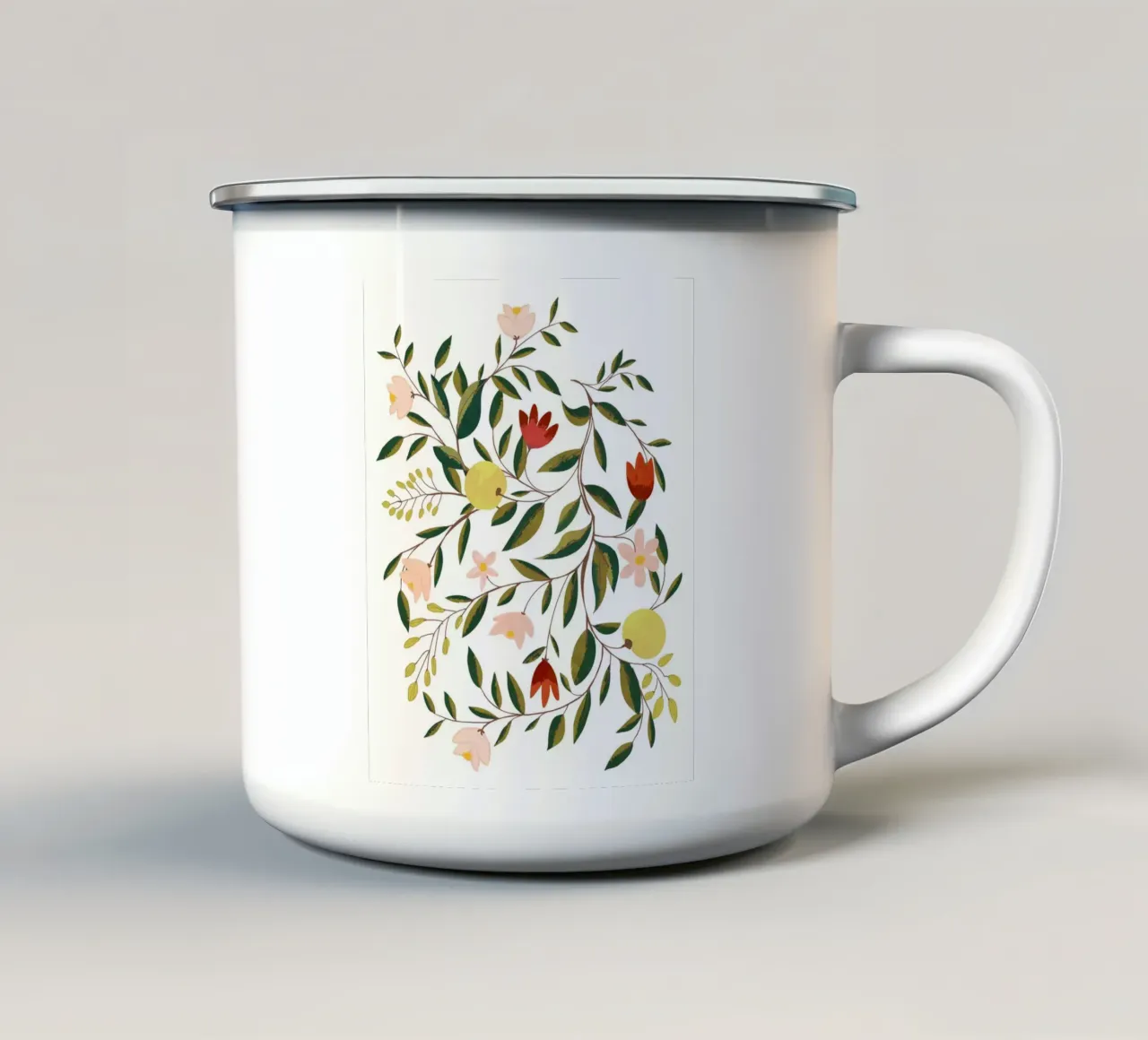 Fiore incantevole V3 tazza in smalto da 83oranges