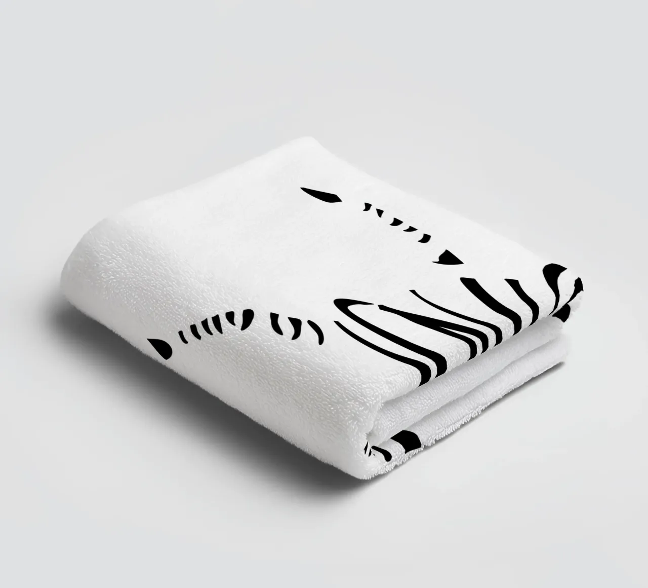 Hula-Hoop Zebra asciugamano da bagno da Christina Heitmann