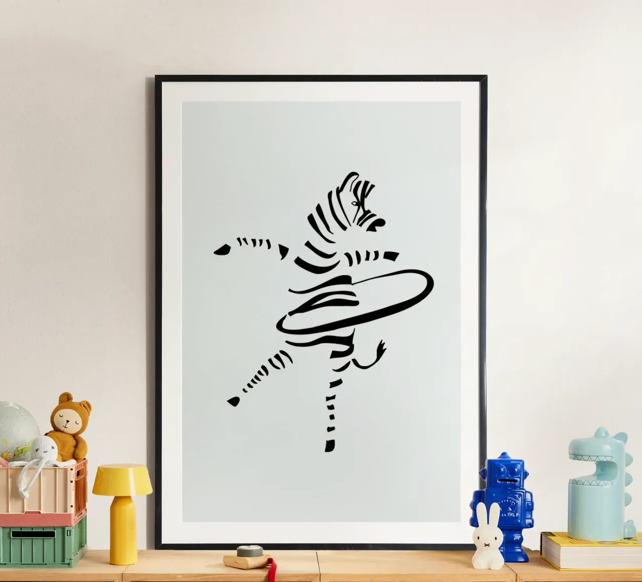 Hula-Hoop Zebra carta hahnemühle da Christina Heitmann