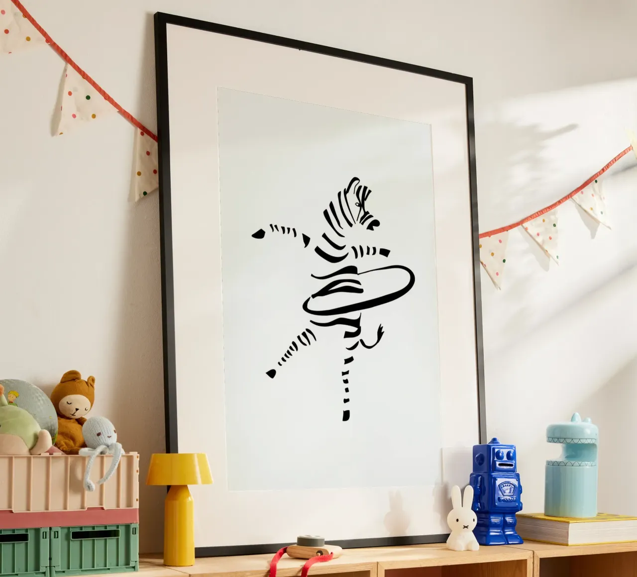 Hula-Hoop Zebra carta hahnemühle da Christina Heitmann