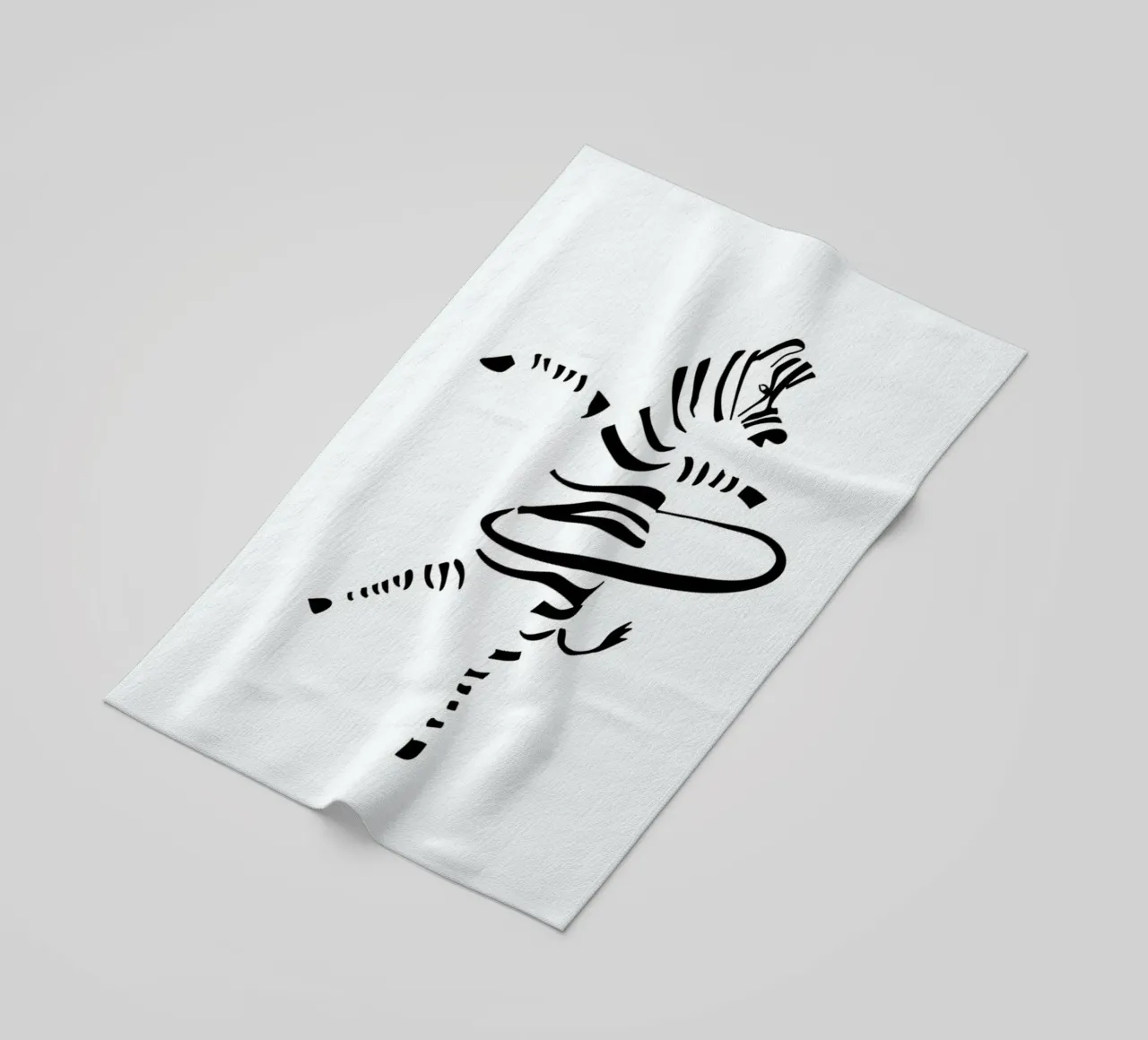 Hula-Hoop Zebra telo mare da Christina Heitmann