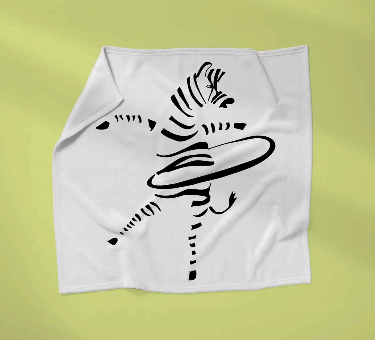 Hula-Hoop Zebra coperta in pile da Christina Heitmann