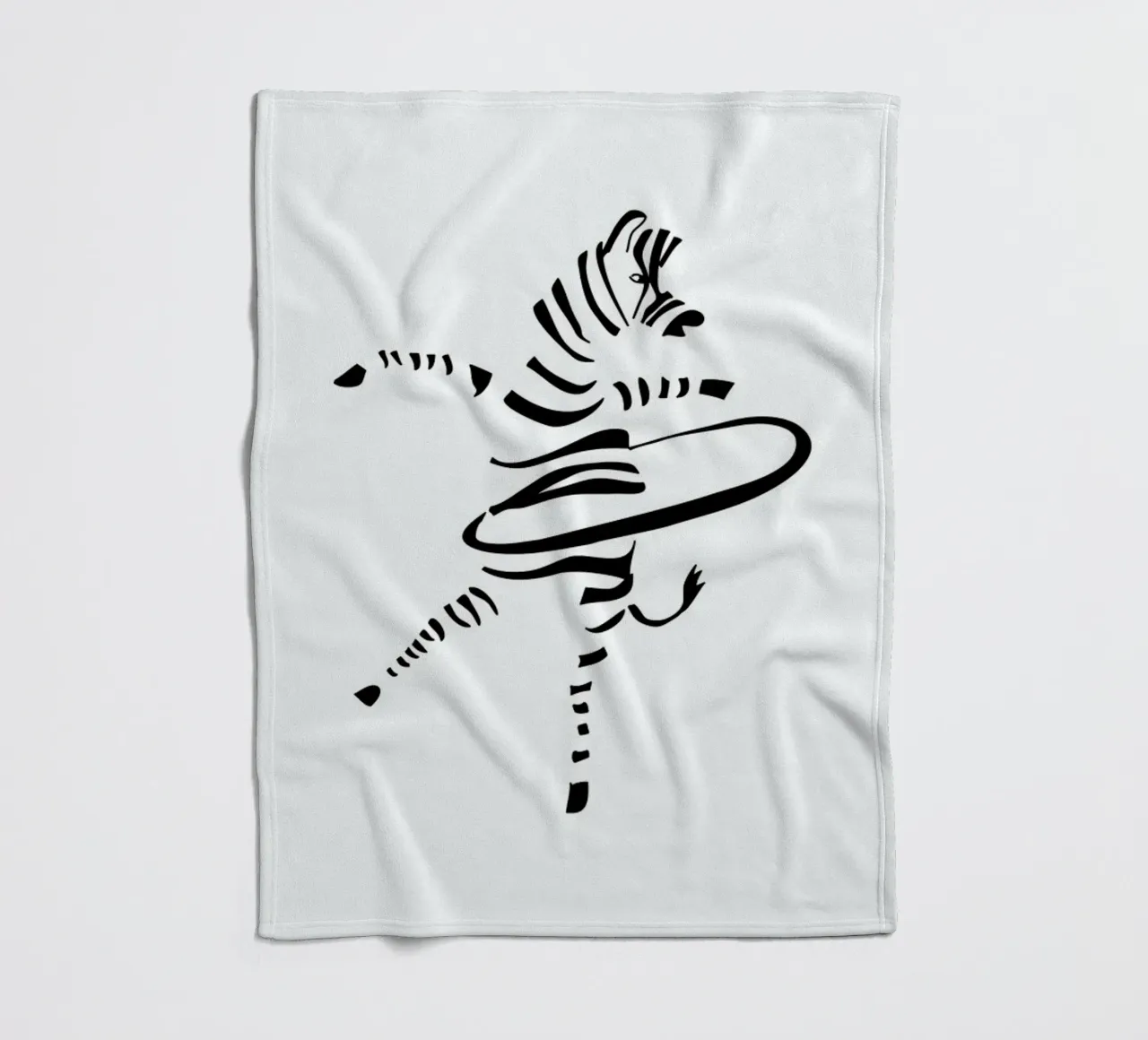 Hula-Hoop Zebra coperta in pile da Christina Heitmann