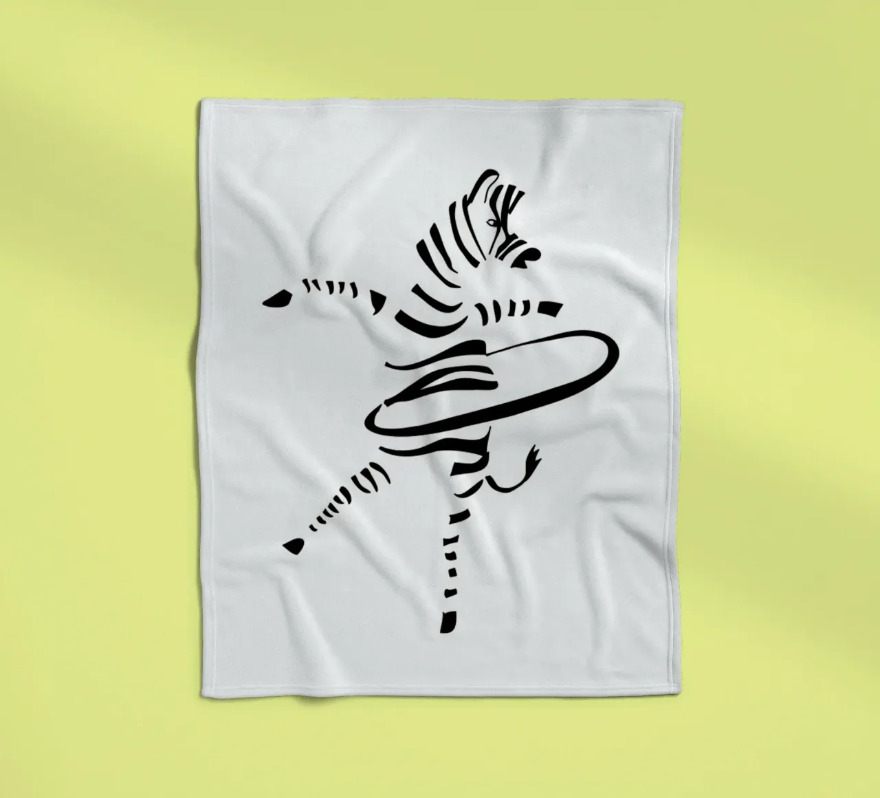 Hula-Hoop Zebra coperta in pile da Christina Heitmann