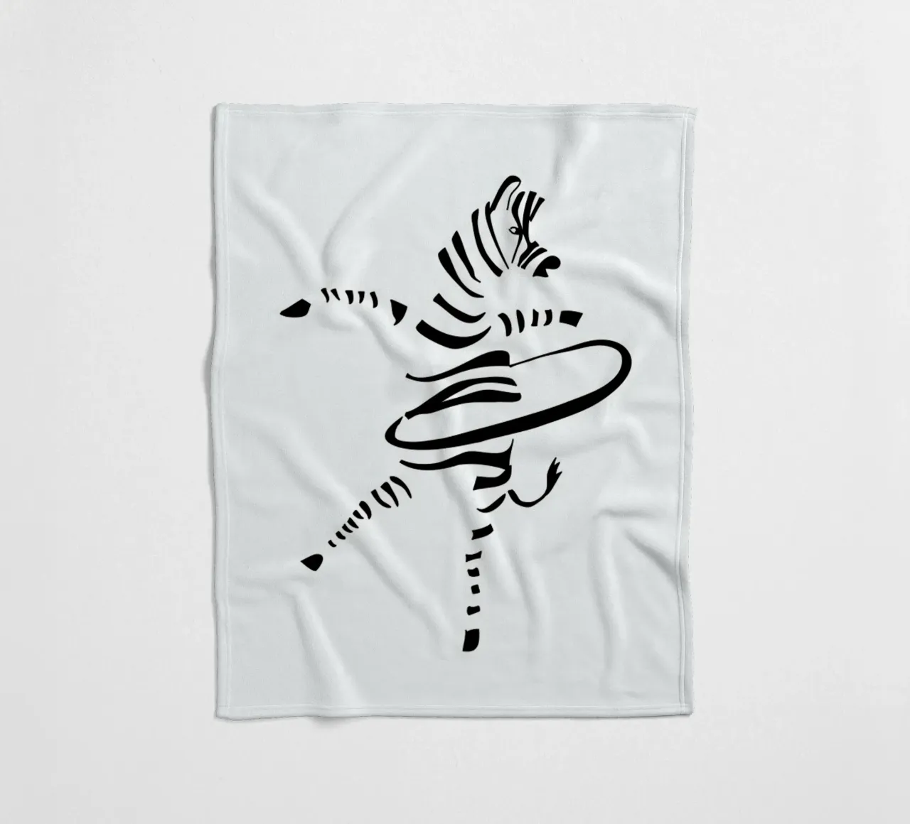 Hula-Hoop Zebra coperta in pile da Christina Heitmann
