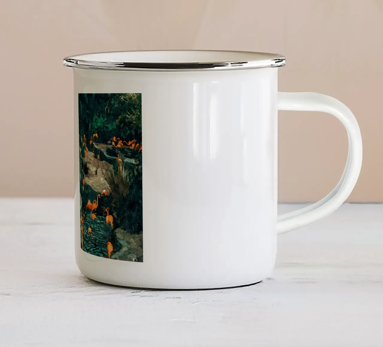 Torrente Flamingo tazza in smalto da 83oranges