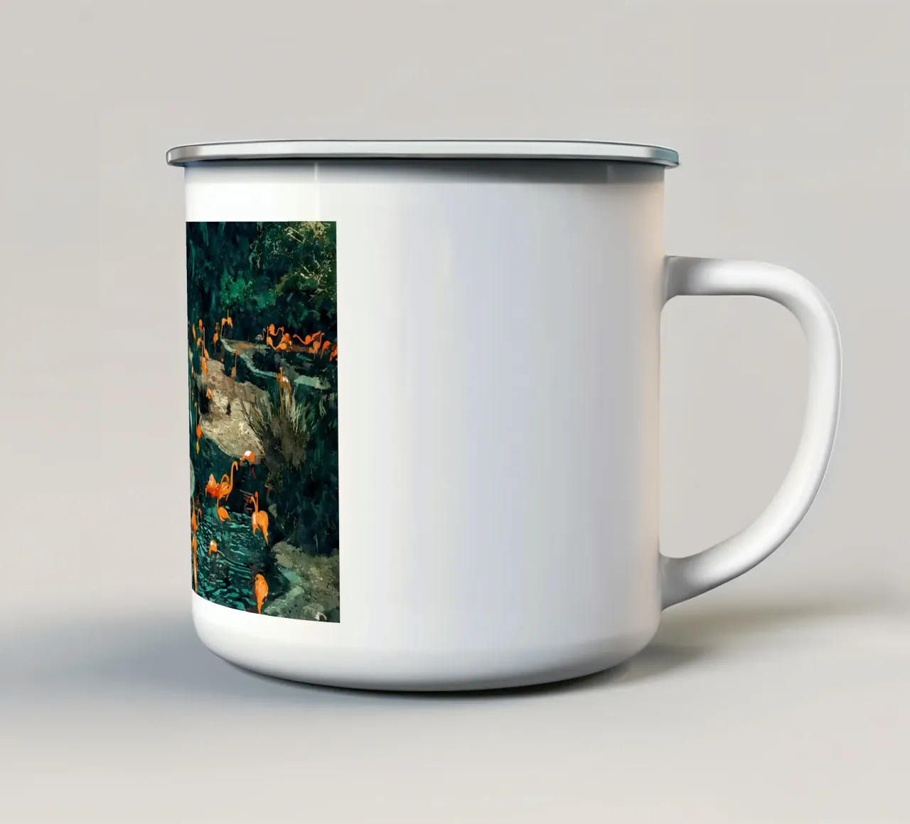 Torrente Flamingo tazza in smalto da 83oranges