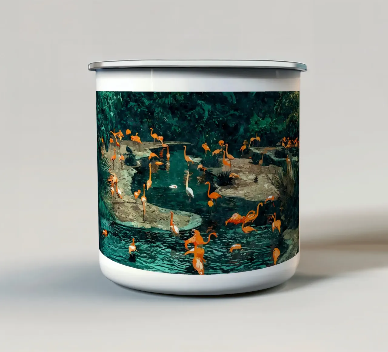 Torrente Flamingo tazza in smalto da 83oranges