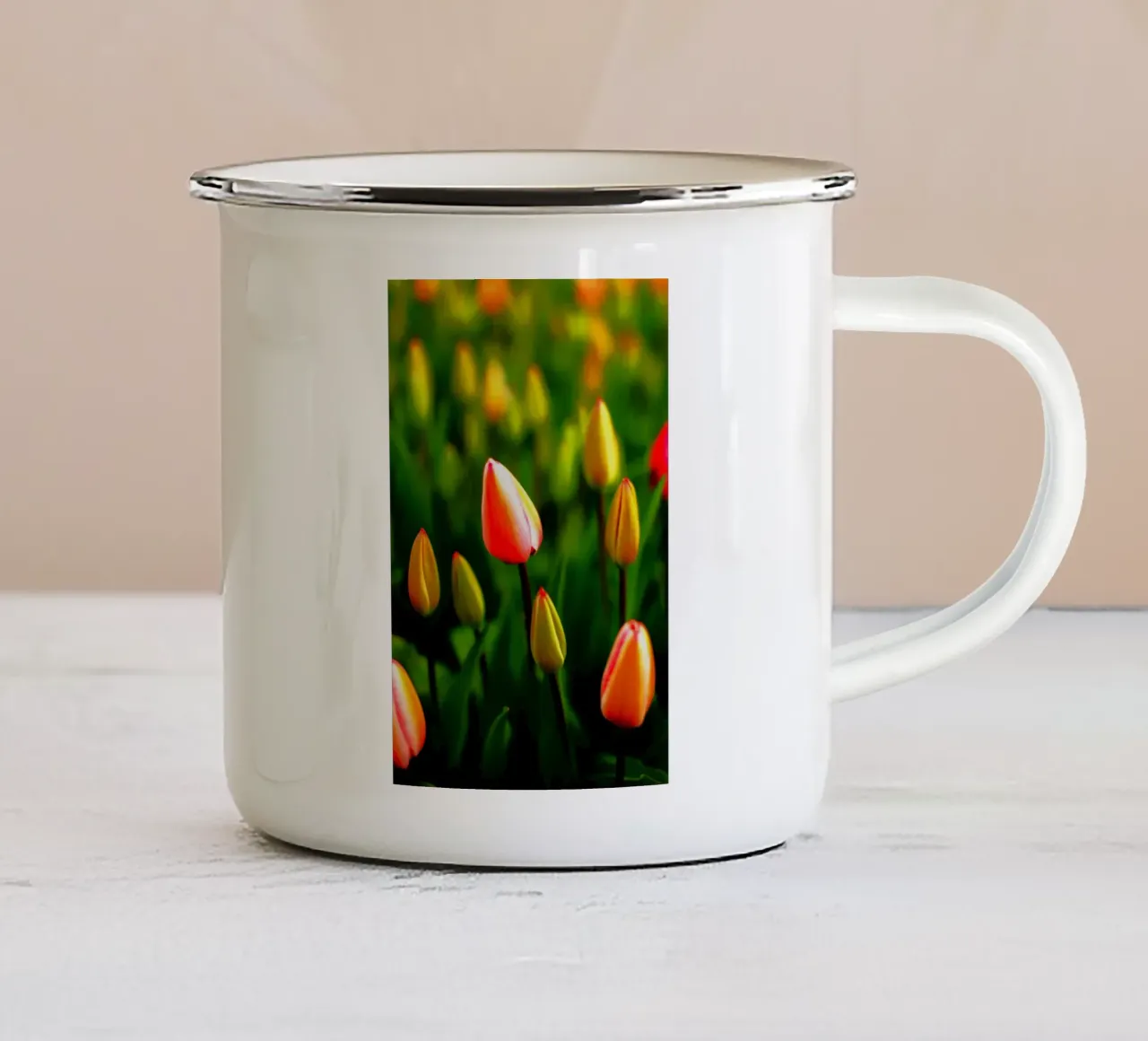 Il linguaggio dell'amore e della speranza tazza in smalto da Nature's Palette