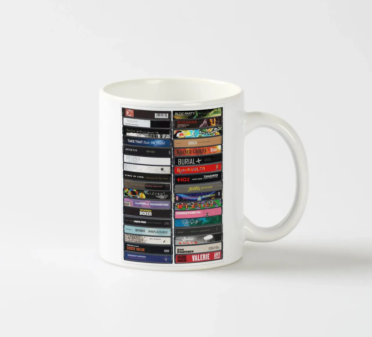 2007 Music- 18 cumpleaños Print taza de cerámica de MrMustardPrints