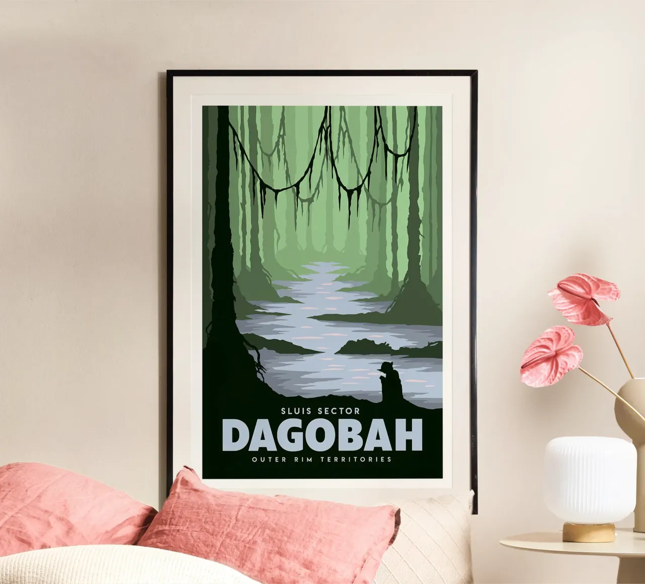 Sluis Sector Dagobah poster da Robert Hoff