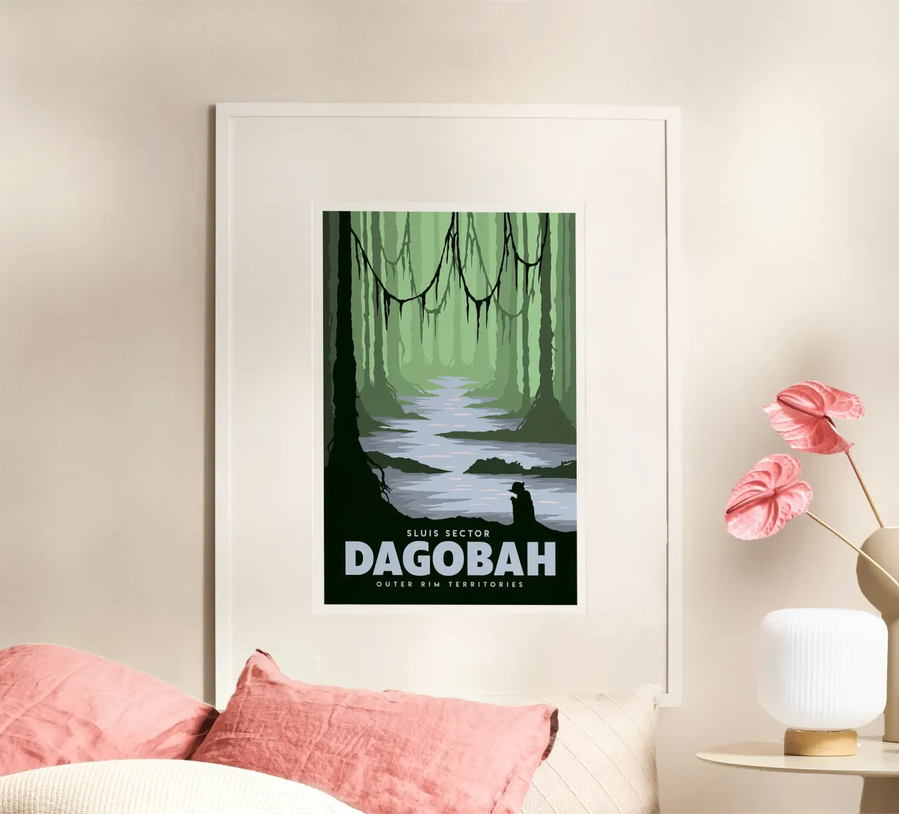Sluis Sector Dagobah poster da Robert Hoff
