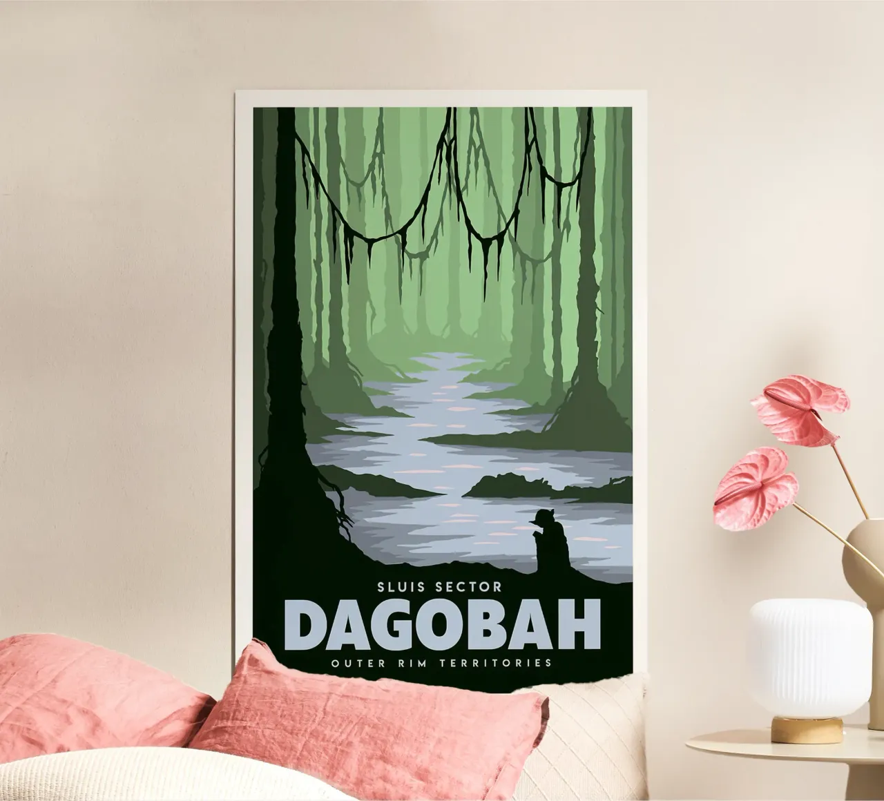 Sluis Sector Dagobah poster da Robert Hoff