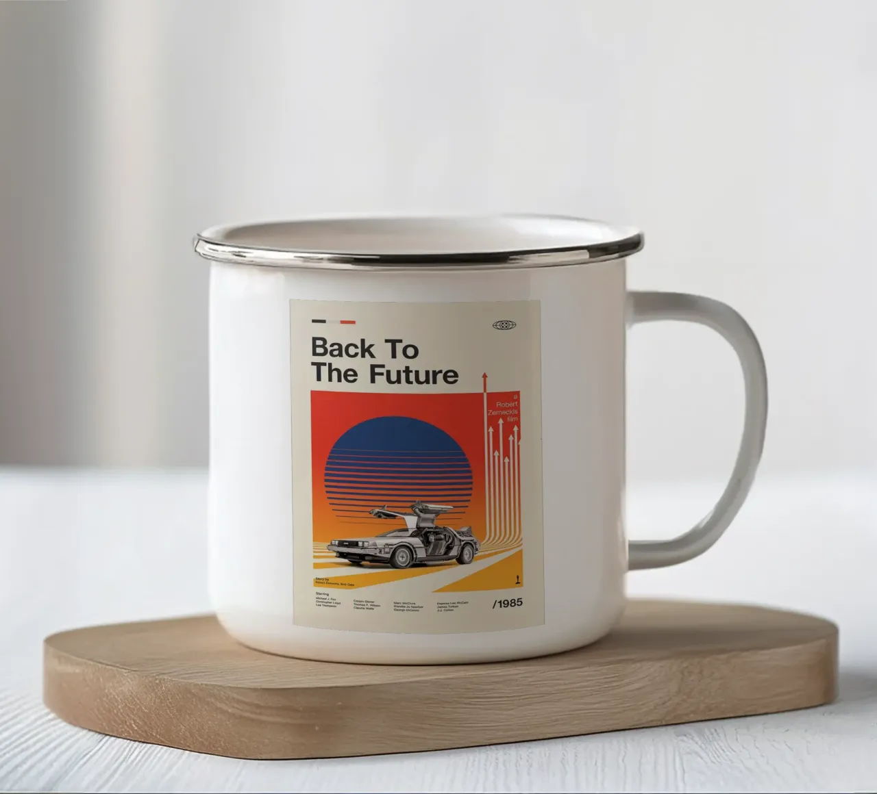 Back To The Future Star Wars 1985 tazza in smalto da TAUMANDRES