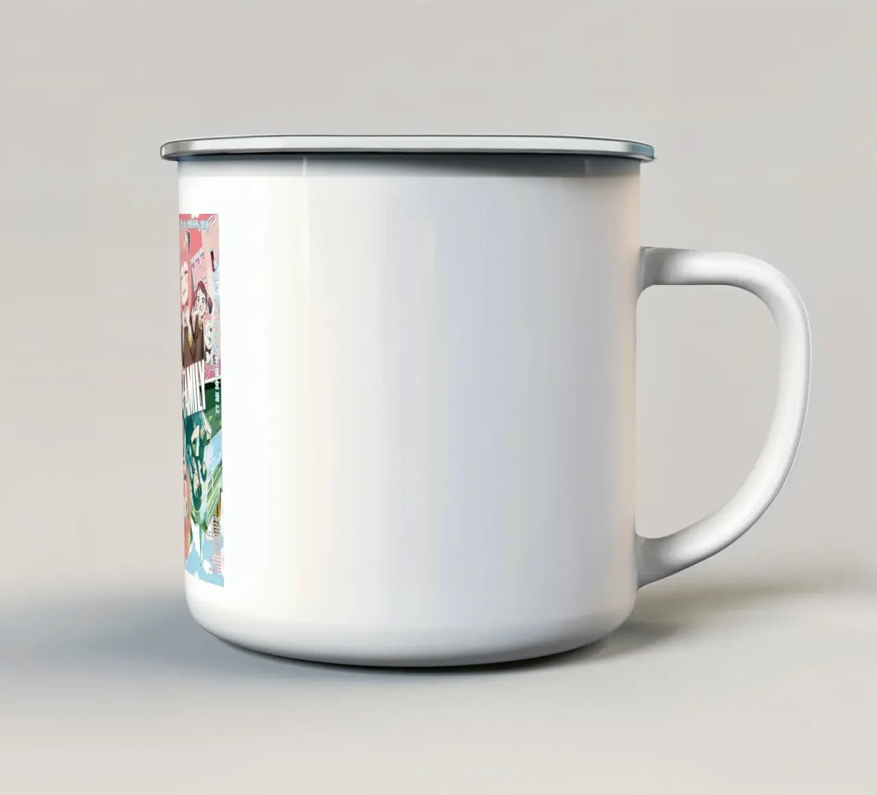 Spy X Family Carino cartone animato classico tazza in smalto da igoshdesigns
