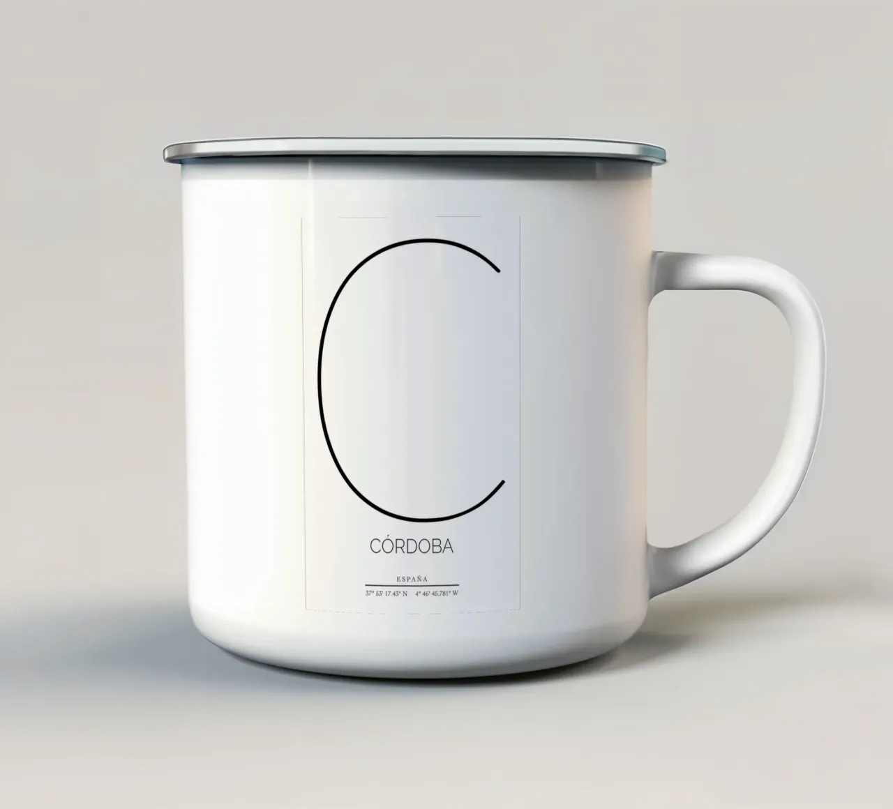 CORDOBA - blanco tazza in smalto da CityLights
