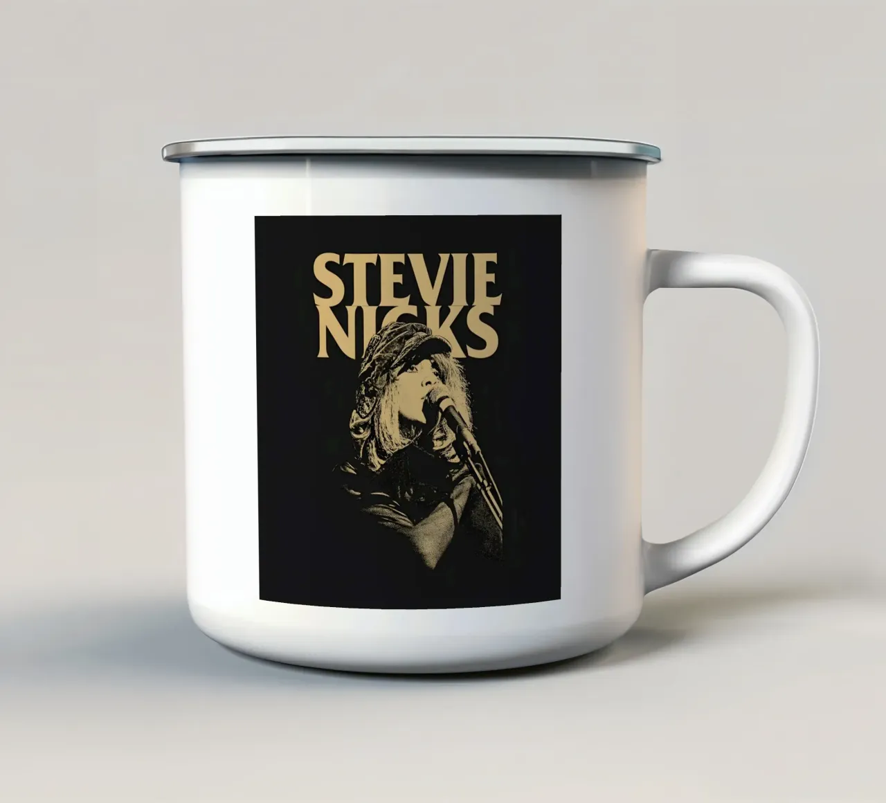Stevie Nicks tazza in smalto da vintage