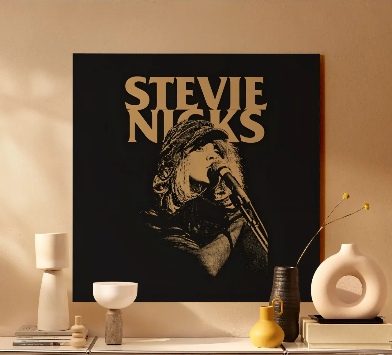 Stevie Nicks alluminio dibond da vintage