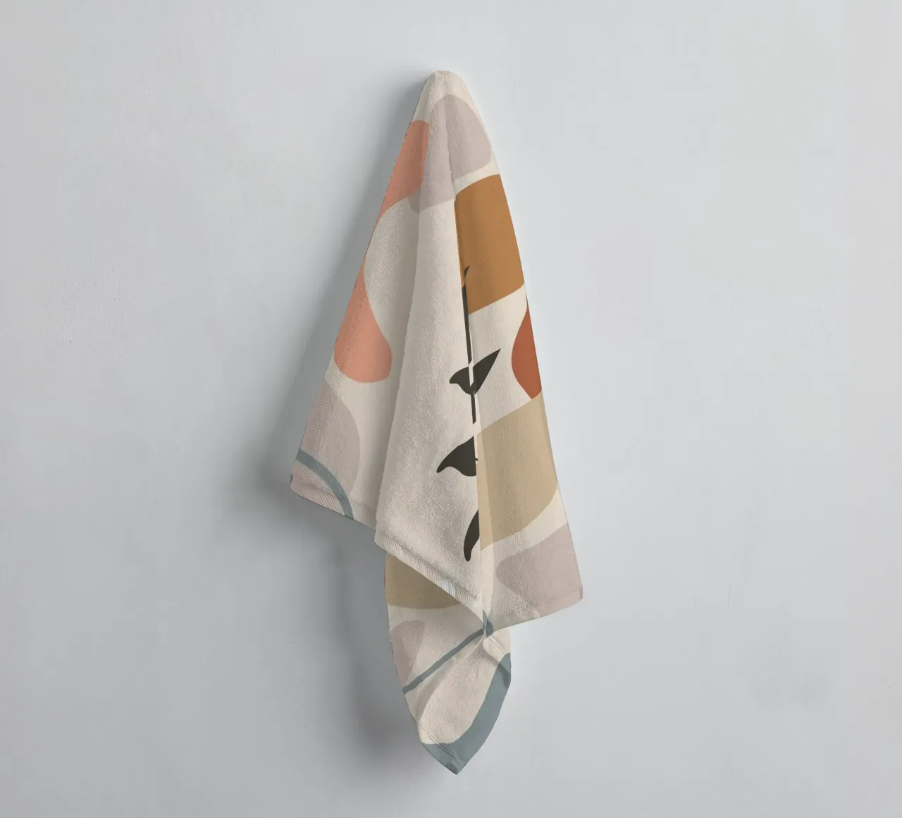 cat with vase shape towel by Grant