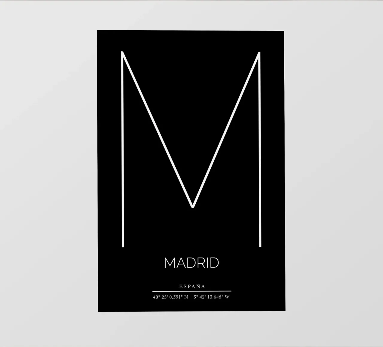 MADRID - nero telo in pvc da CityLights