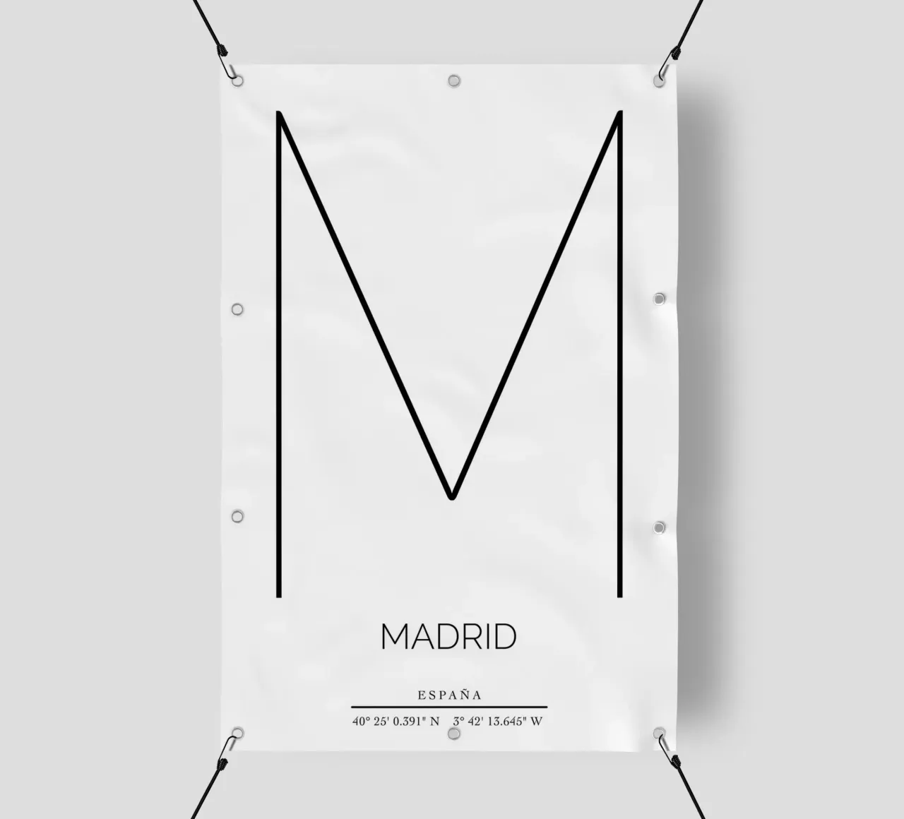 MADRID - blanco telo in pvc da CityLights