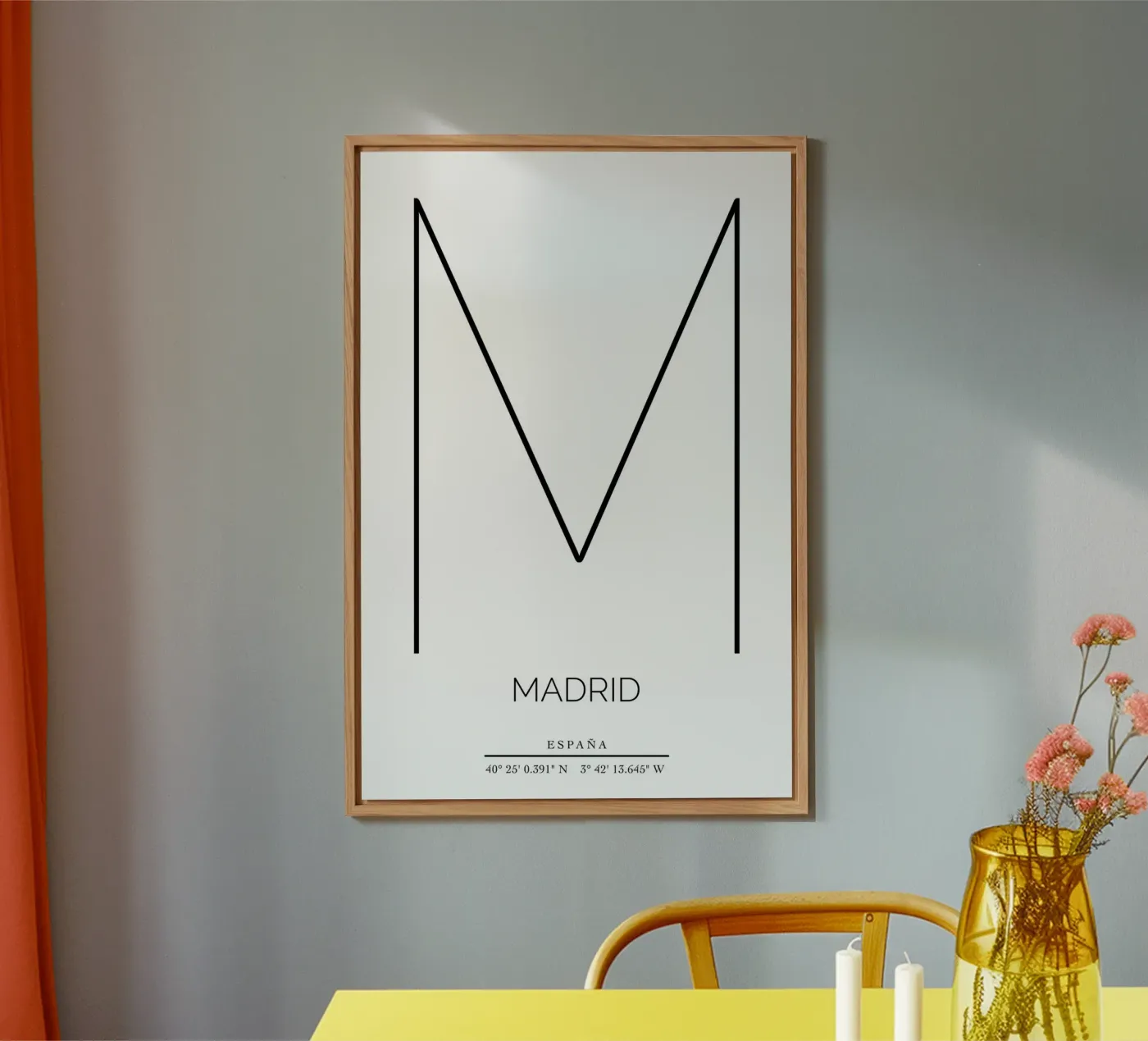 MADRID - blanco pannello forex da CityLights