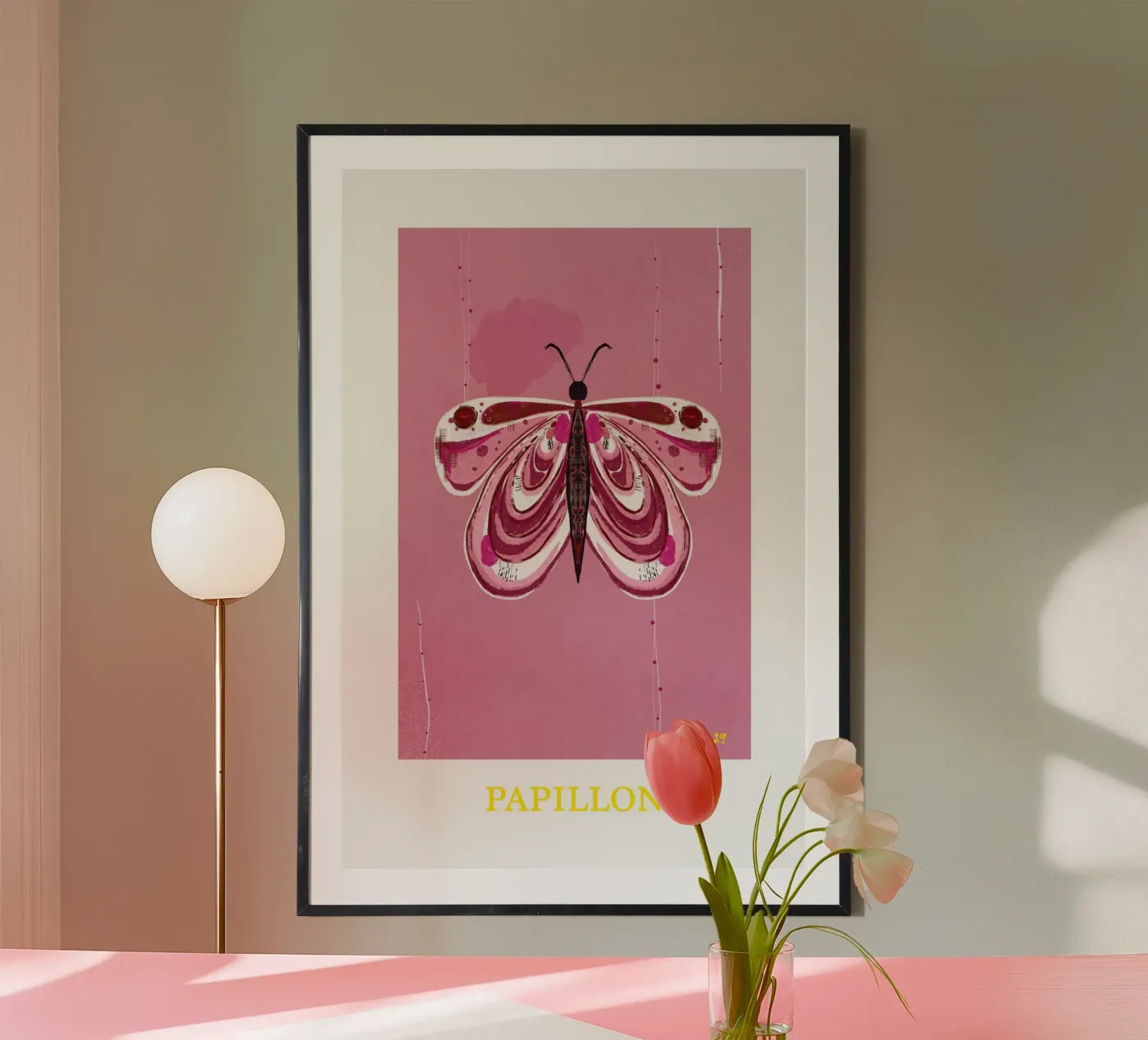 Papillon poster by fraeuleinvonfuchs