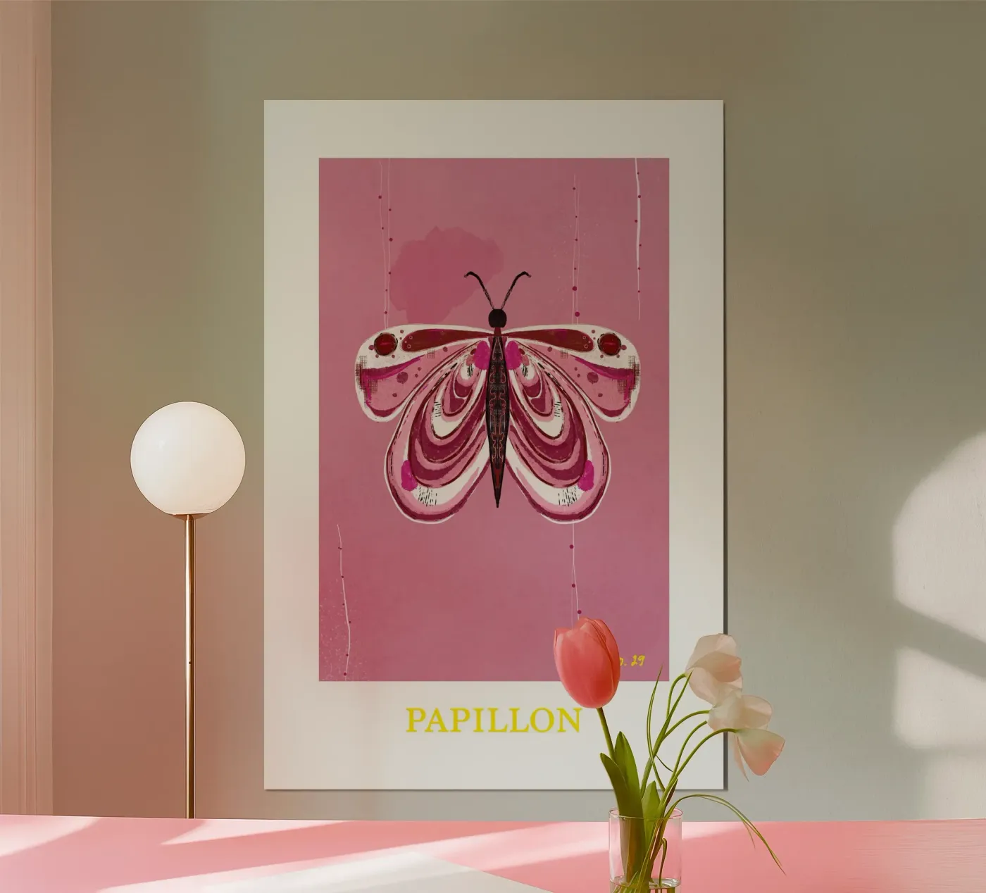 Papillon poster by fraeuleinvonfuchs