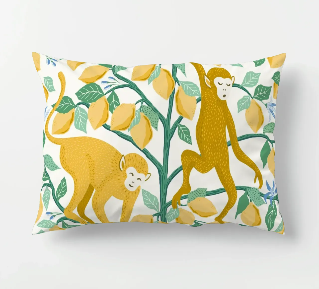 Monkeys in lemon tree cuscino da Vivdesign