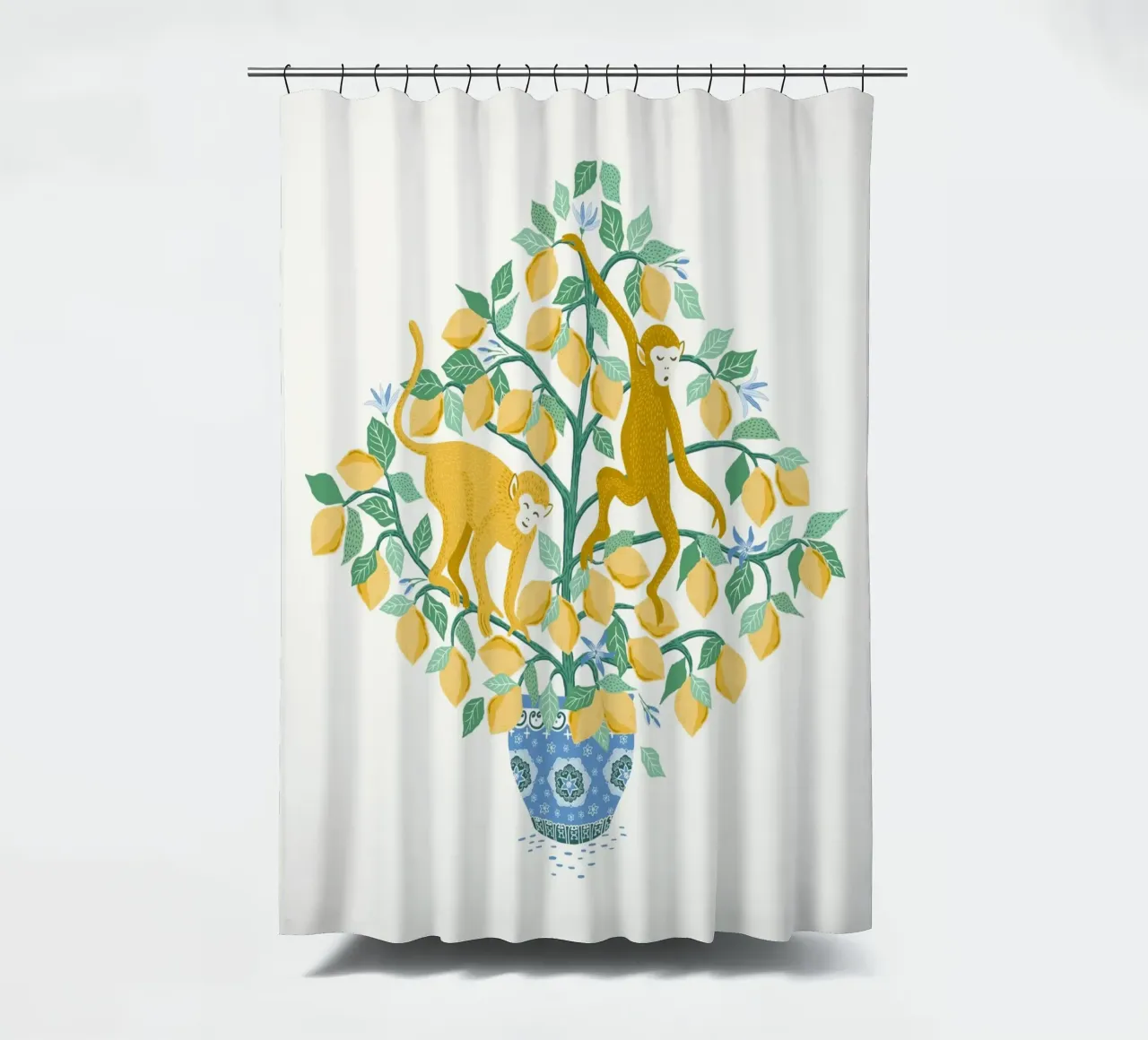 Monkeys in lemon tree tenda da doccia da Vivdesign