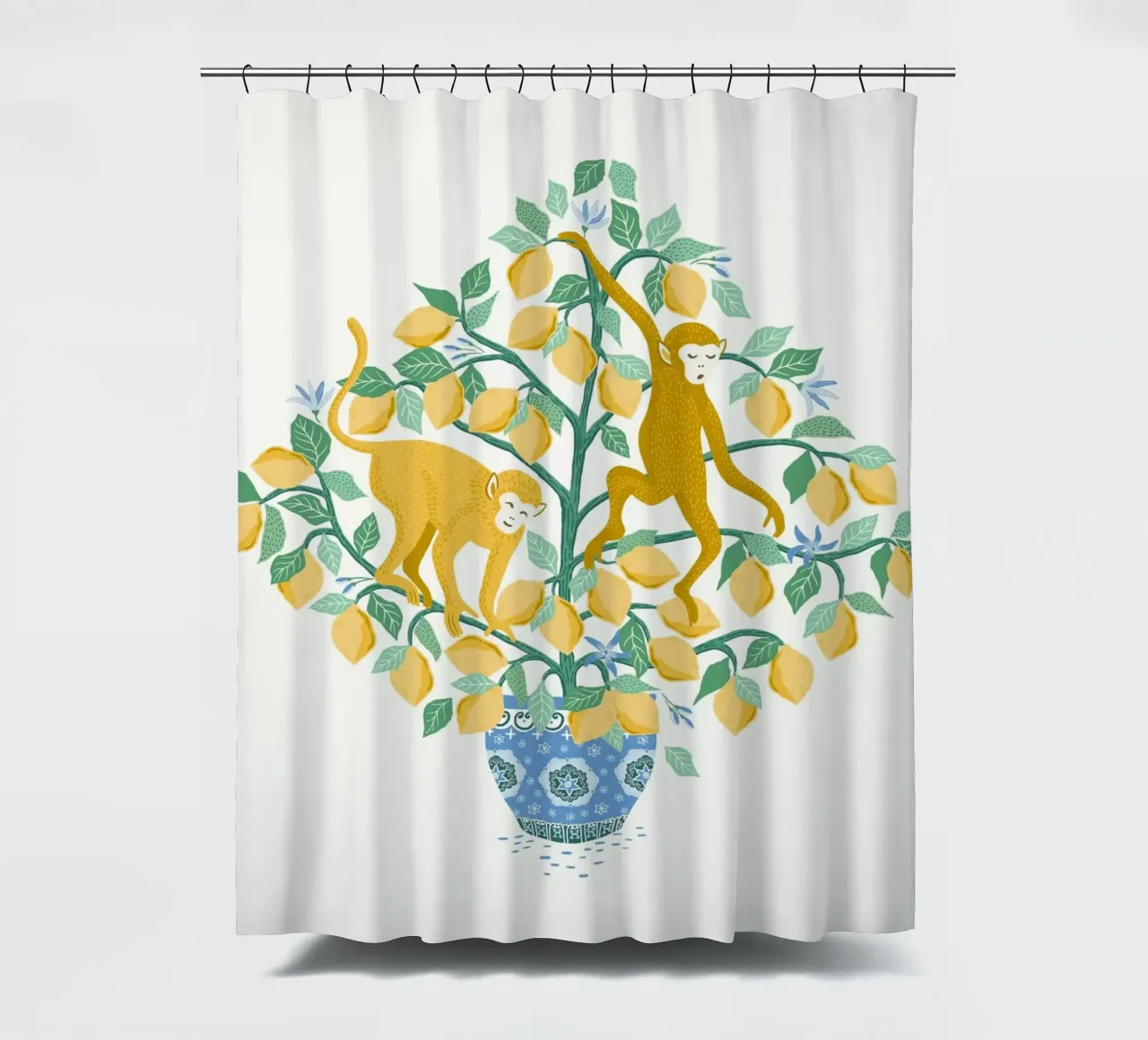 Monkeys in lemon tree tenda da doccia da Vivdesign