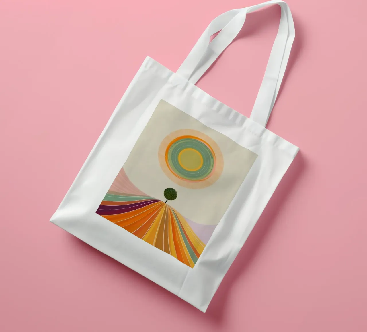 circle colorful shape borsa in juta da feny