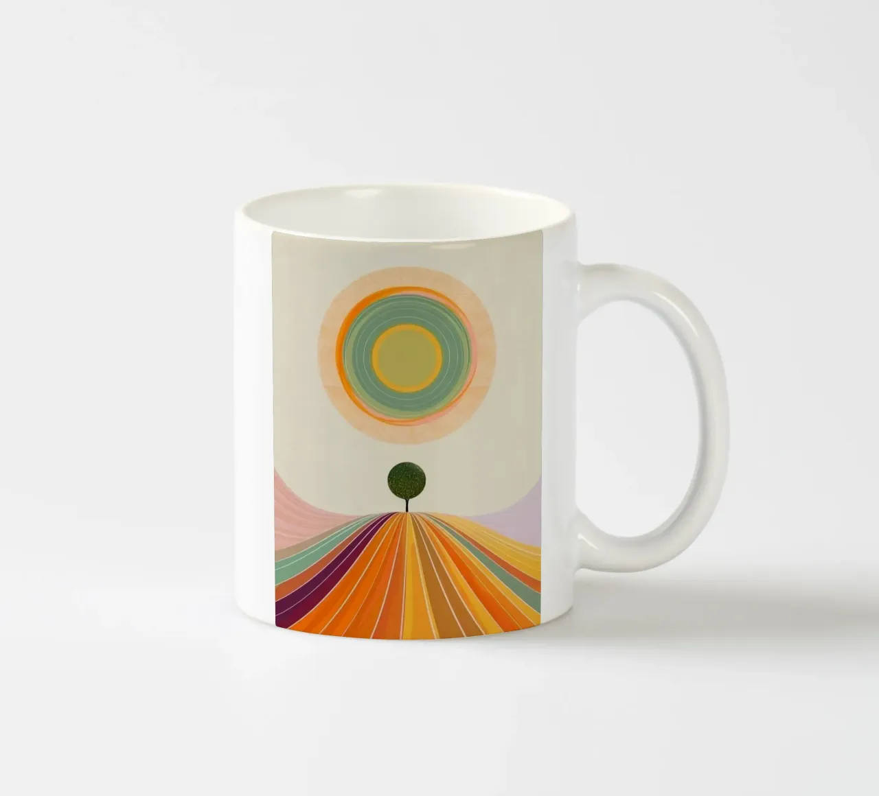 circle colorful shape tazza in ceramica da feny