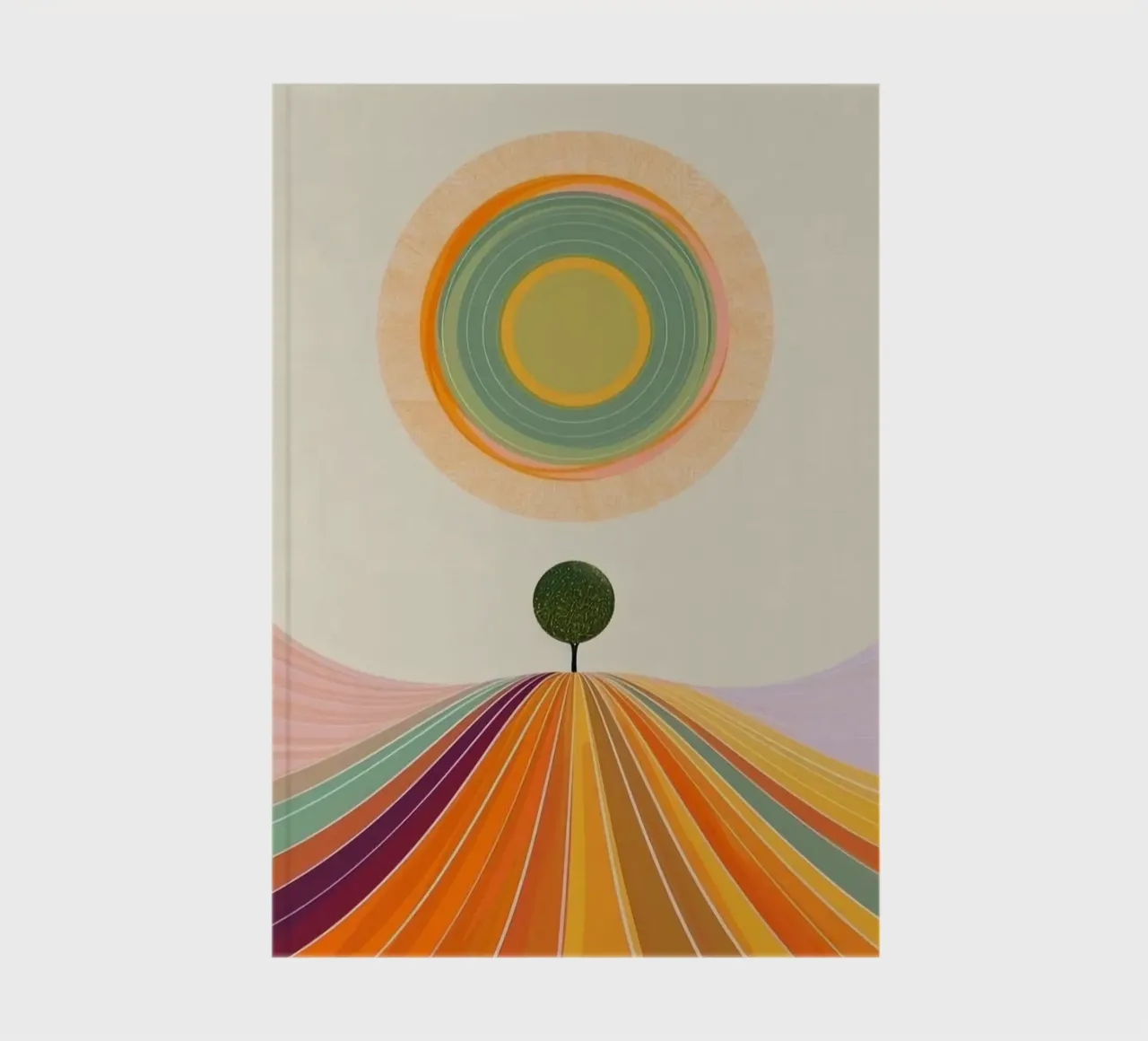 circle colorful shape notebook by feny