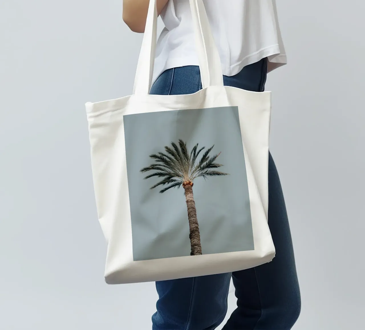 palm in sky borsa in juta da feny