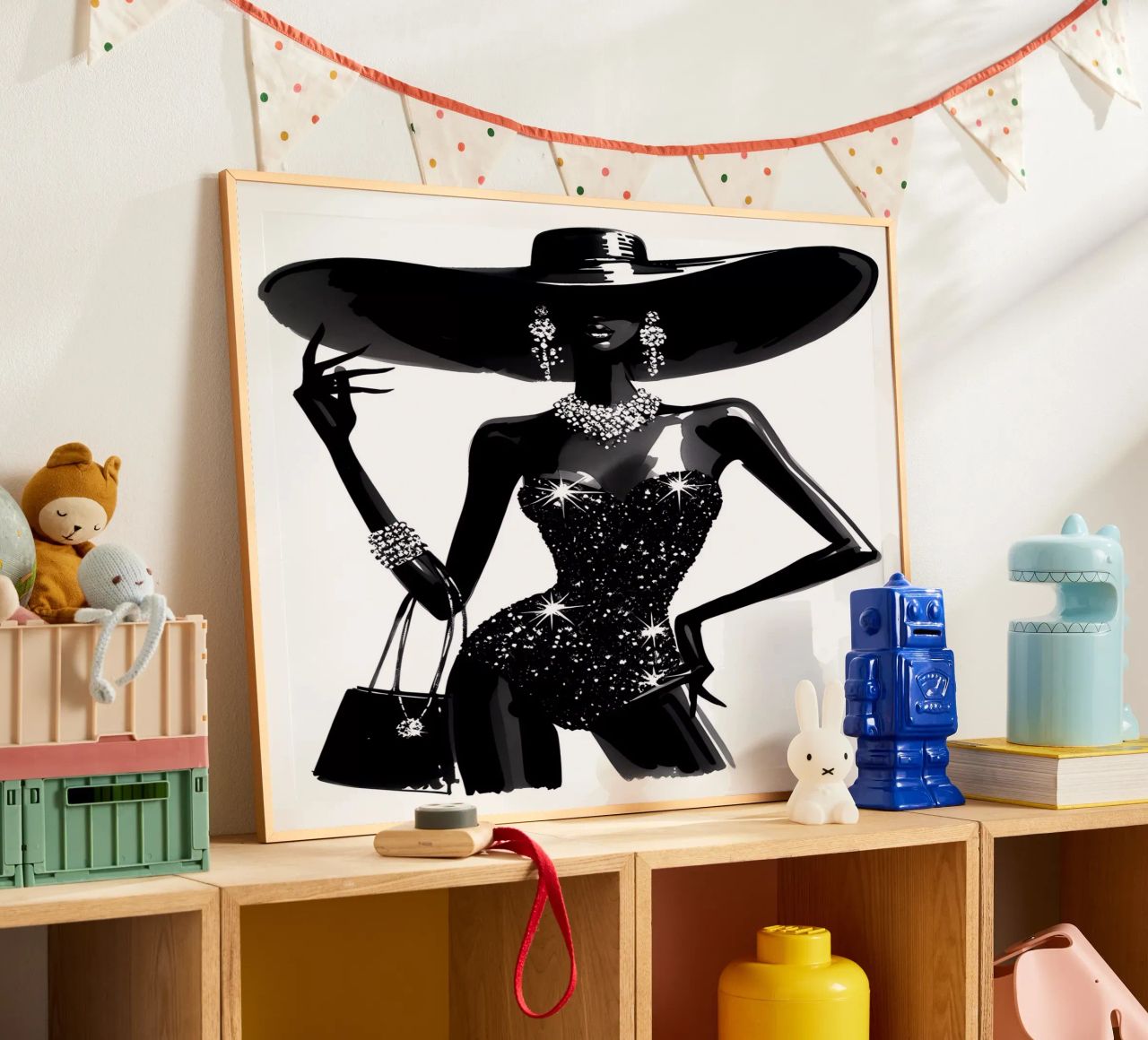 St Tropez Fashion Portrait poster by ARTOMATIC