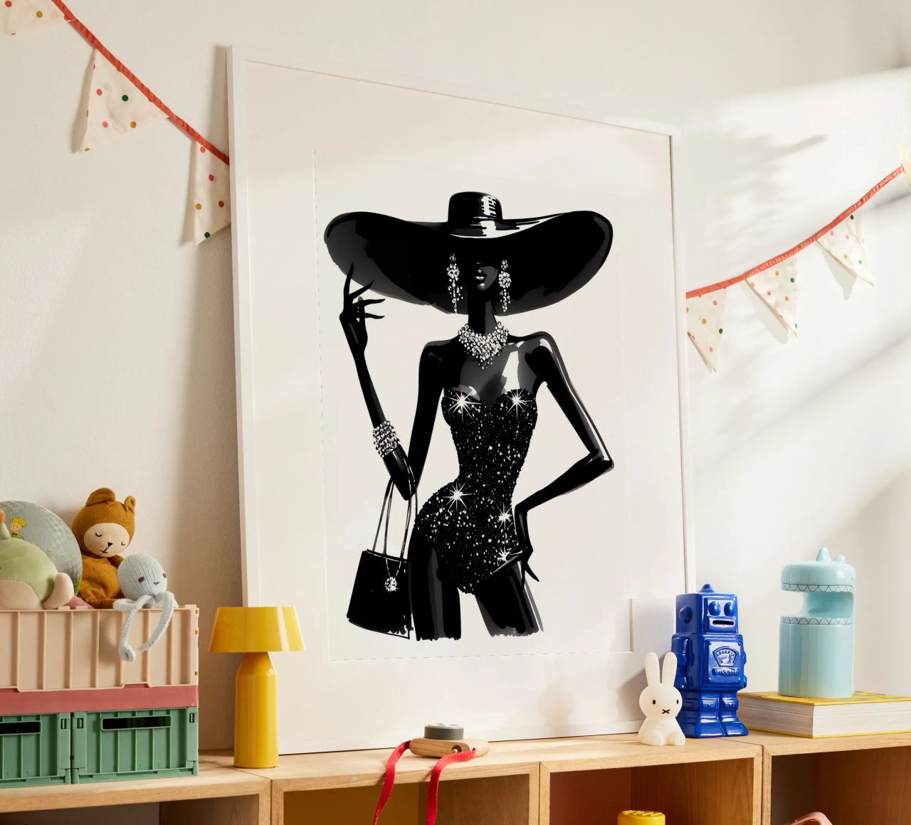 St Tropez Fashion Portrait poster by ARTOMATIC