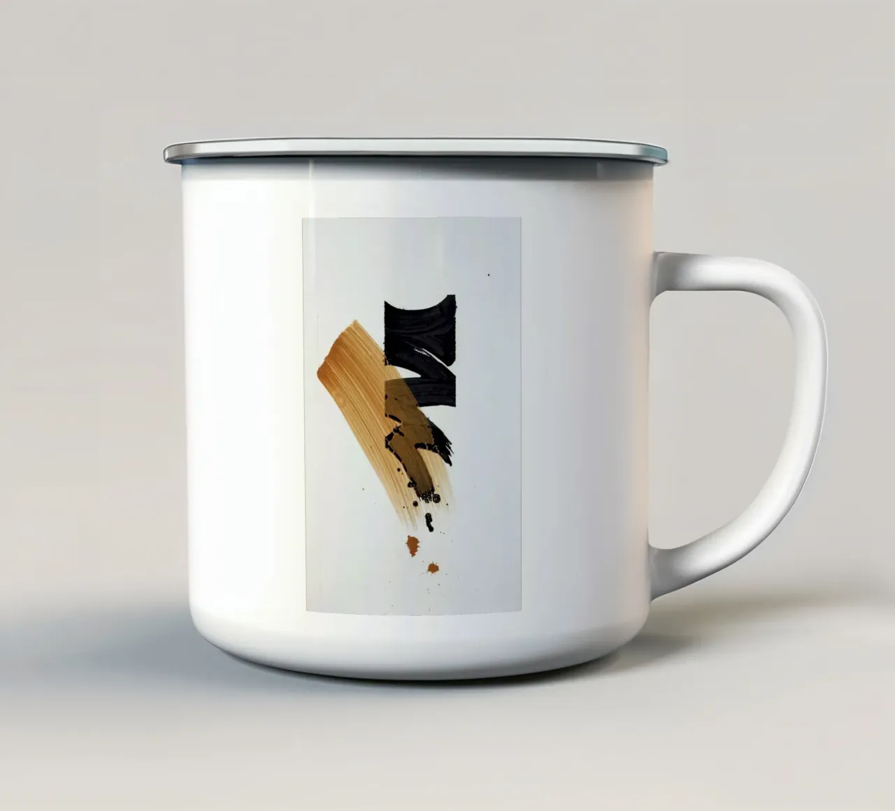 ink shade yellow black tazza in smalto da Grant
