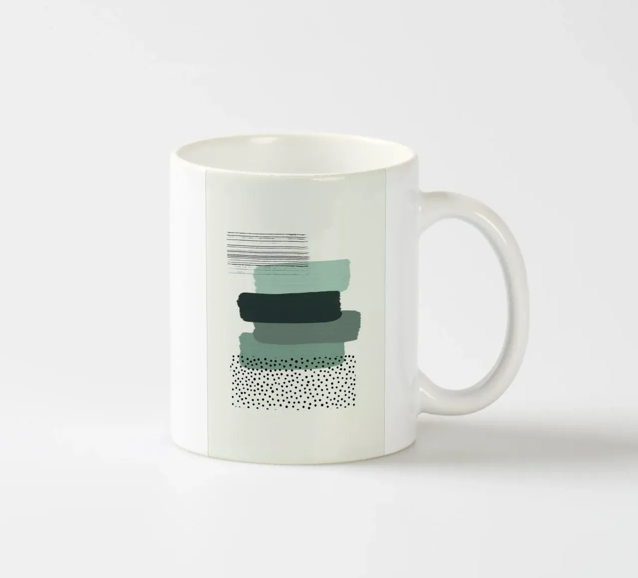 shape and dot tazza in ceramica da feny