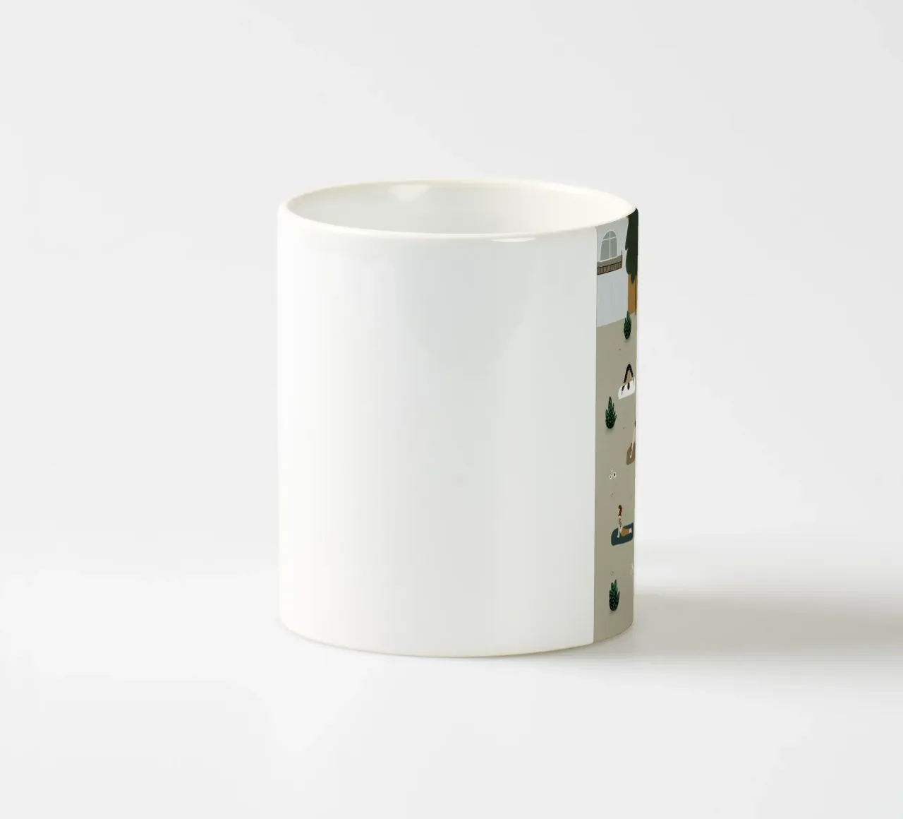 exercise yoga tazza in ceramica da feny