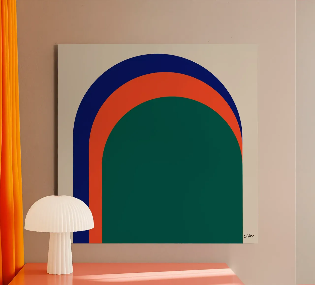 Graphisme arches alluminio dibond da cim_art