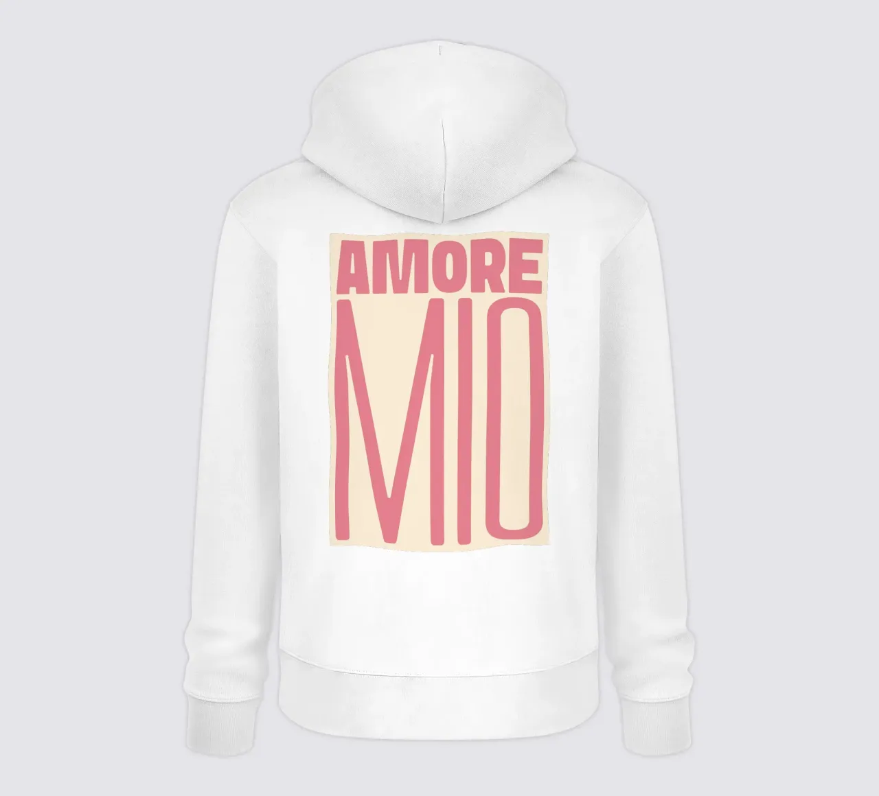Amore Mio felpa con cappuccio da PurePeachStudio