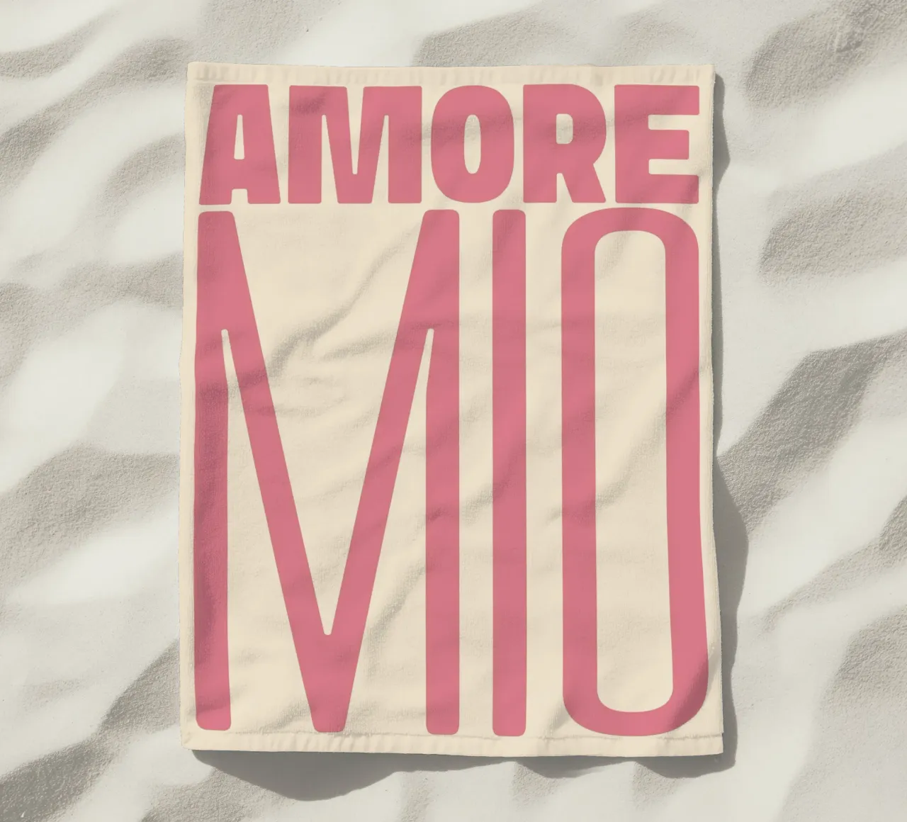 Amore Mio telo mare da PurePeachStudio