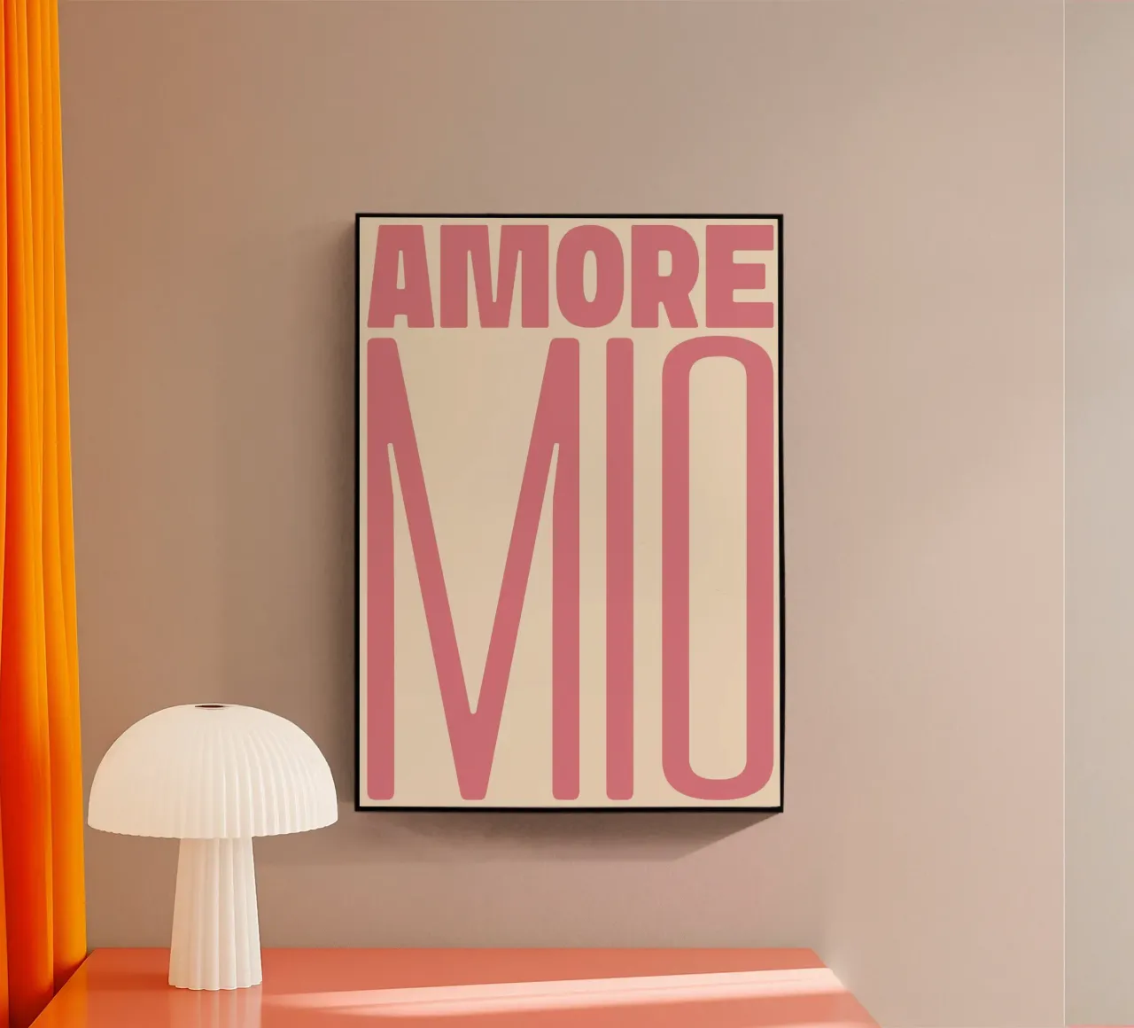 Amore Mio plexiglass da PurePeachStudio