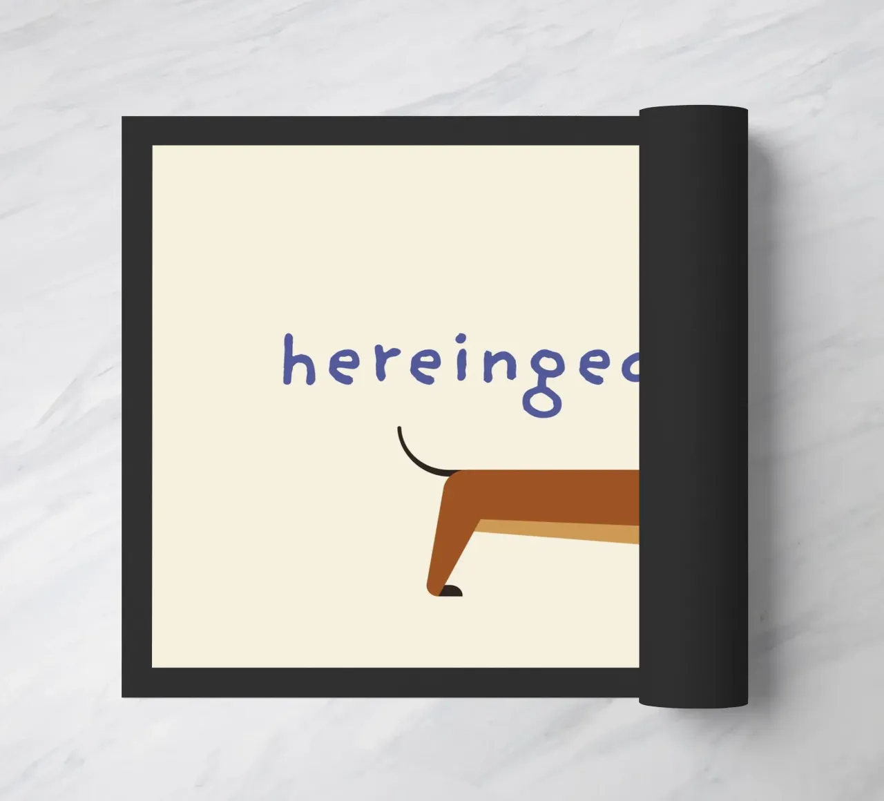 Hereingedackelt Teckel beige felpudo de Carolin Vonhoff