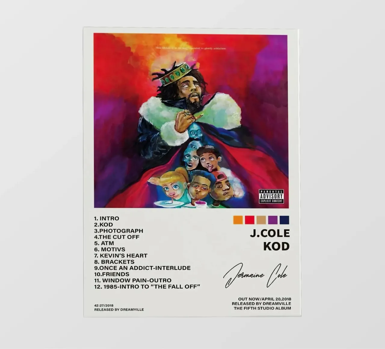 J.Cole KOD pellicola backlit da Roronoa7