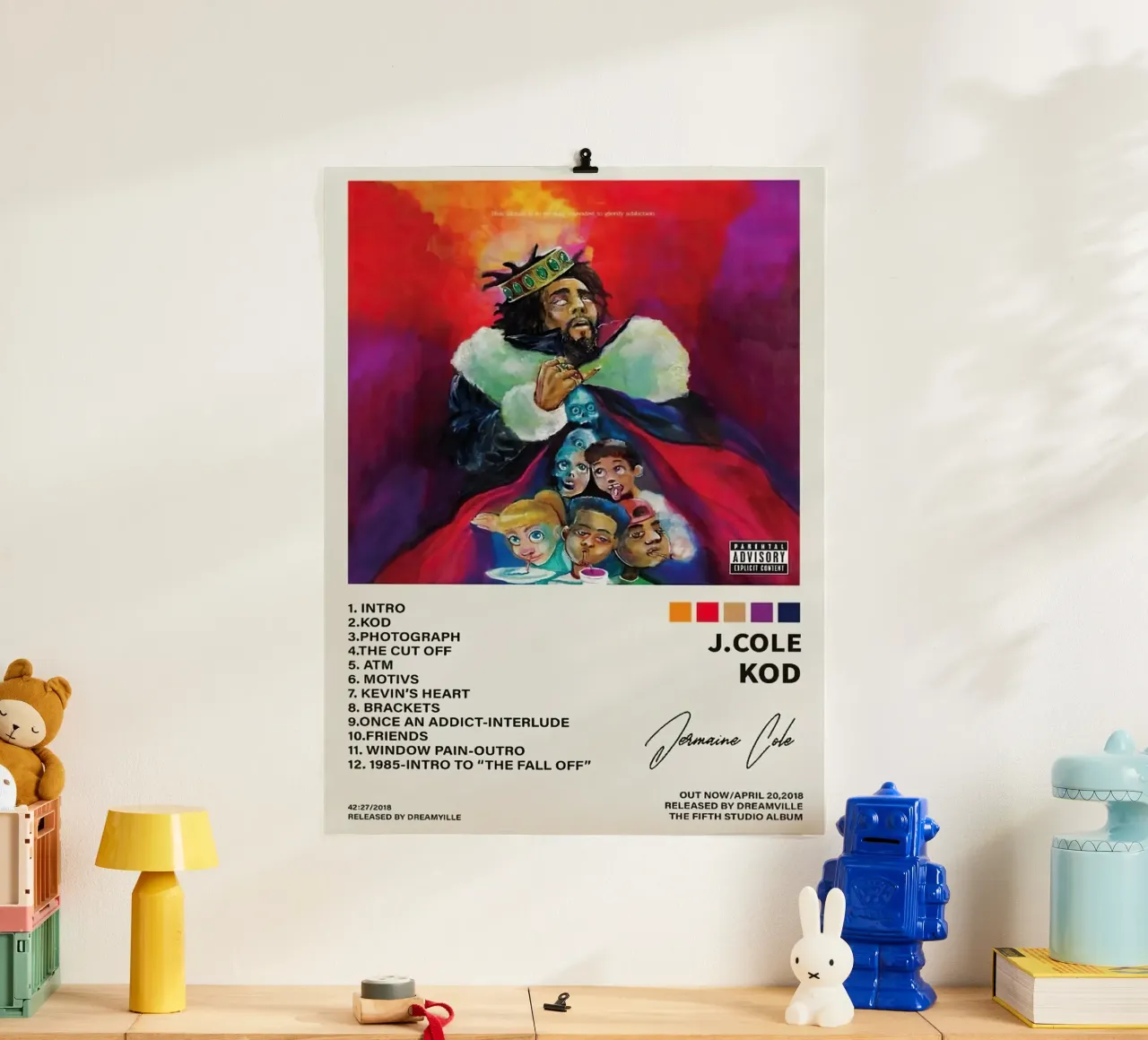 J.Cole KOD carta hahnemühle da Roronoa7
