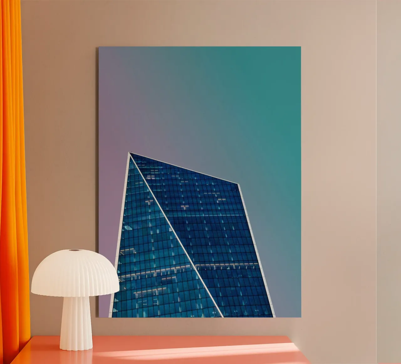 high architecture in gradient sky aluminio dibond de Keyn