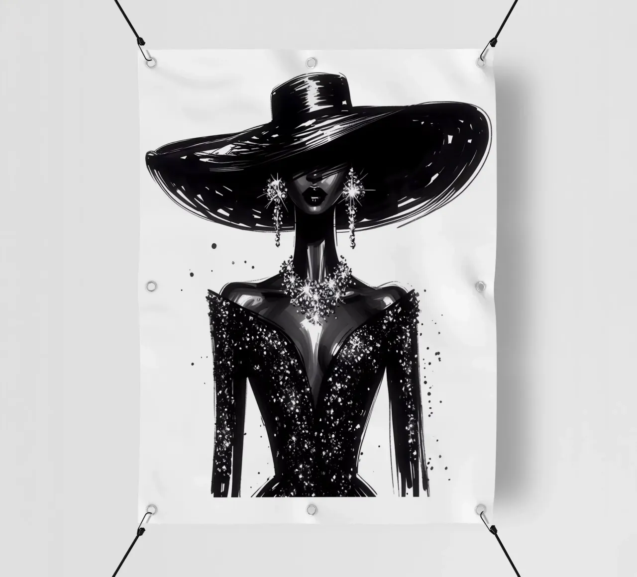 RITRATTO DI MODA ASCOT telo in pvc da ARTOMATIC